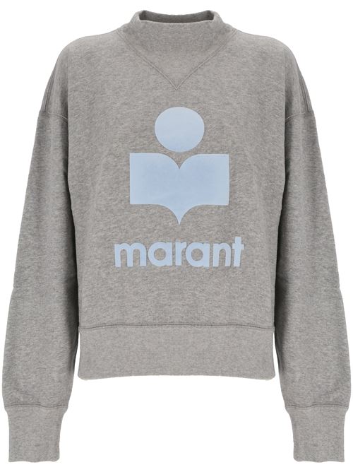 Sweatshirt with logo in the front MARANT ETOILE | SW0003FAA1M07EGYIB